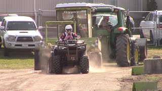 1100lb ATVs try there luck at tractor pulling Shelburne [upl. by Mur118]