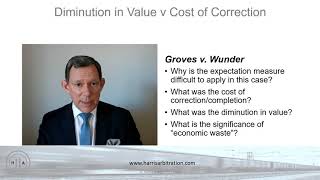 Diminution in Value v Cost of Correction [upl. by France447]