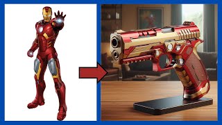 Avenger Transforms into Epic Gun  Must Watch🔫🔥😱💥marvel viral superhero [upl. by Cirtemed264]