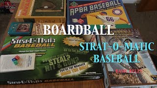 Boardball StratOMatic Baseball Basic Rules [upl. by Erodasi]