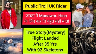 Public Troll UK Rider  Public React on Munawar amp Hina  Flight Landed After 35yrsTrue Story [upl. by Adnorrehs151]