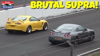 700HP Toyota Supra  Drag Racing amp BURNOUTS  Japfest 2017 [upl. by Virgil]