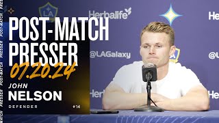 John Nelson PostMatch Presser  72024 [upl. by Sinclare]