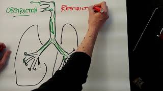 Obstructive vs restrictive lung disease [upl. by Davilman]