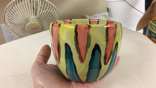 Glazing with Majolica Glazes Tips and Demonstration [upl. by Tallu]