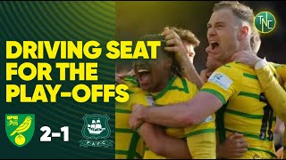 IN THE DRIVING SEAT FOR PLAYOFFS NORWICH 21 PLYMOUTH [upl. by Ahsiat]