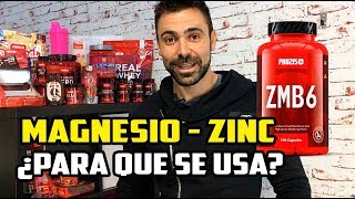 ✅ MAGNESIO  ZINC VITAMINA B6  ¿PARA QUE SE USA Y POR QUE [upl. by Brendan]