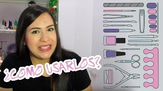 Implementos Para Hacer Manicure Y Pedicure ¿Como Usarlos [upl. by Erlandson158]