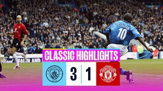 FEED THE GOAT  Man City 31 Man United  Classic Highlights [upl. by Yarased]