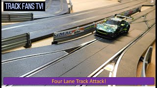 Track 64  Four Lane Scalextric Track [upl. by Bannister588]