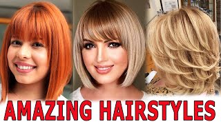 30 Flattering Hairstyles for Round Faces Trending in 2024For girls and women [upl. by Raamal125]