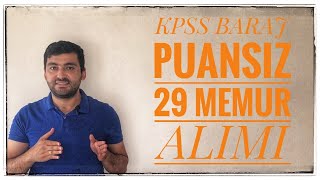 KPSS BARAJ PUANSIZ 29 MEMUR ALIMI TIBBİ SEKRETERLİK ALIMI [upl. by Laurance849]