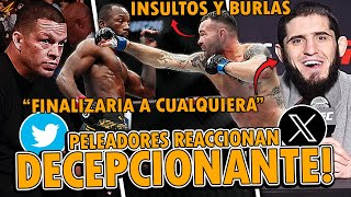 UFC 296 PELEADORES REACCIONAN a la ABURRIDA PELEA de LEON EDWARDS vs COLBY COVINGTON  RESUMEN [upl. by Yauqaj669]