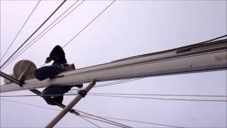 tbyc Seasafe 4 mast climb thorpe bay yacht club [upl. by Anelagna]