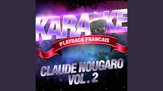 A Bout De Souffle — Karaoké Playback Instrumental — Rendu Célèbre Par Claude Nougaro [upl. by Edialeda]