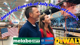 Insane Discounts at Lowes Save Big on Dewalt Metabo HPT and More [upl. by Ahseikram]