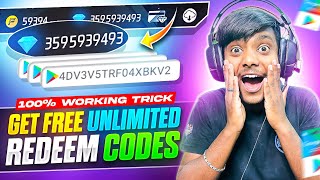 FREE UNLIMITED GOOGLE REDEEM CODE amp DIAMONDS 2024 TRICK😳🔥  GARENA FREE FIRE [upl. by Subak139]