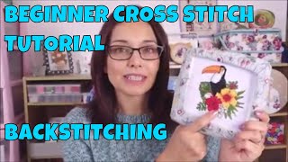 How to Back Stitch a Cross Stitch Kit for Beginners [upl. by Faustina]