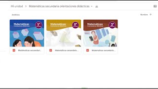 Orientaciones didácticas matemáticas secundaria [upl. by Hailey228]