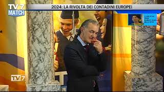 TV7 MATCH PUNTATA DEL 9224 1 di 4  2024 LA RIVOLTA DEI CONTADINI EUROPEI [upl. by Edris]