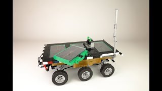 LEGO Technic Solar Cells Sojourner Mars Rover [upl. by Luckin]