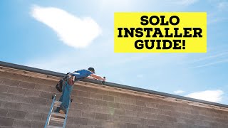 How To Install a Rain Gutter By Yourself [upl. by Rolf]