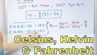 Convert Celsius to Kelvin amp Fahrenheit Temperature in Chemistry  1110 [upl. by Nomyar]