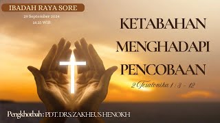 LIVE STREAMING IBADAH RAYA MINGGU SORE 29 SEPTEMBER 2024 [upl. by Sheryl]