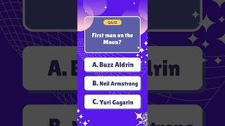 Who is the First Man on the Moon gk quiz generalknowledge [upl. by Ahtrim412]