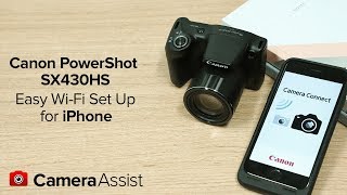 Connect your Canon PowerShot SX430IS to your iPhone via WiFi [upl. by Heidy397]