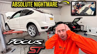 RESTORING THIS NEGLECTED MK2 FOCUS ST FOR LESS THAN £1500 PART 3 [upl. by Ylrebmit]