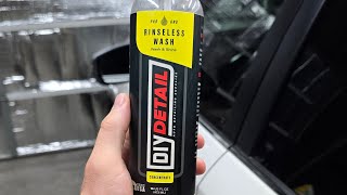 How to rinseless wash your vehicle featuring diydetailofficial [upl. by Hamrnand3]