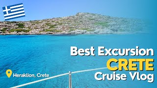 Best Excursion in Herkalion Crete  Cruise  Dia Island  Enchanted Princess  Crete Travel Guide [upl. by Wulf948]