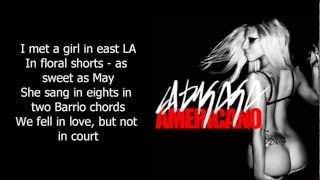 Lady Gaga  Americano Lyrics on screen  HD [upl. by Vince]