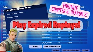 How to WATCH EXPIRED FORTNITE REPLAYS  2024  SUPER EASY [upl. by Akirdnas461]