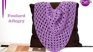 Tutorial Foulard Allegry paso a paso [upl. by Nodlew481]