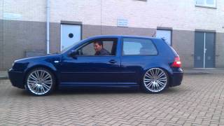 Golf 4 met 19 inch en airride [upl. by Nilecoj]