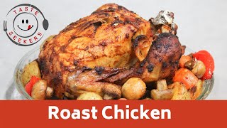 Whole Chicken Roast in Oven with Indian Spices  Whole Roasted Chicken Indian Style [upl. by Dorrie]