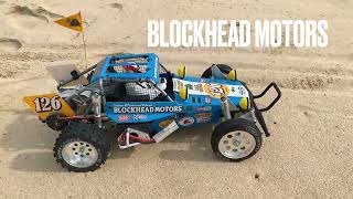 Tamiya Blockhead Motors Wild One Off Roader RC Fun at the Beach [upl. by Gabler104]