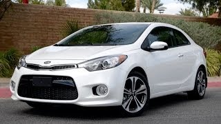 2015 Kia Forte Koup review [upl. by Nemracledairam]