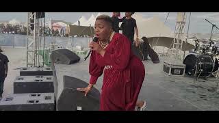 Maxy KhoiSan  Live Band Music Performance Makgadikgadi Epic festival 2023 Sowa Town [upl. by Ruzich]