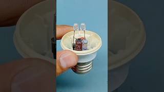 How to reuse defective lamp  Defective lamp repairing shorts diy repairing lamp invention [upl. by Burnett]