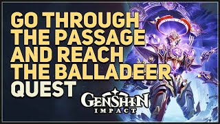 Go through the passage and reach The Balladeer Genshin Impact [upl. by Kalbli]