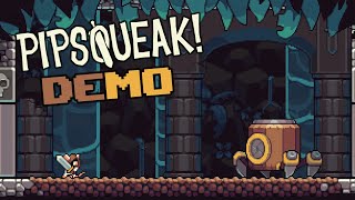 Pipsqueak  a Mouse Metroidvania  Full Early Kickstarter Demo Gameplay [upl. by Brouwer]