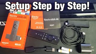 Fire TV Stick 4K How to Setup Step by Step  Tips [upl. by Nhguavad]