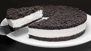 Oreo Schokoladenkuchen nur mit 3 Zutaten Köstliches Dessert ohne Backen und Kondensmilch [upl. by Alfie]