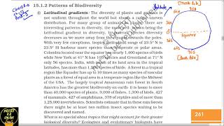 PART6 BIODIVERSITY CONSERVATIONBIODIVERSITY AND CONSERVATIONCHAPTER 15 CLASS 12TH BIOLOGY NCERT [upl. by Brookhouse754]