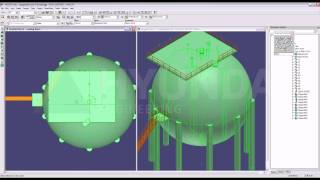 Intergraph 2010 Platinum Pipe  Spiral Stairs Automation [upl. by Undine]