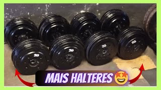 💥 MAIS HALTERES CASEIRO DE 20KG 😍 [upl. by Berliner]