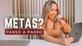 Uma das MINHAS METAS para o ANO NOVO é…  como colocar METAS ALCANÇÁVEIS para o ano novo [upl. by Dimitris392]